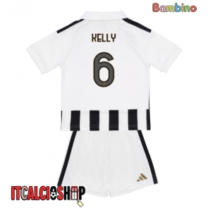 Juventus Lloyd Kelly #6 Prima Maglia Bambino 2026-27 Manica Corta (+ Pantaloni corti)